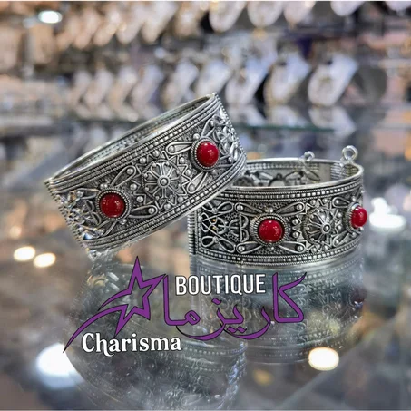 Bracelets en corail kabyles مقايس مرجان