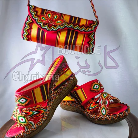 كومبونصي قبائلي Chaussure compensé kabyle