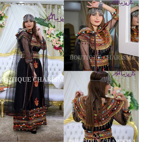 /Robe kabyle moderne /Broche brodée