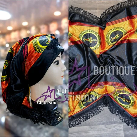 Foulard kabyle منديل قبائلي شوشة قصيرة