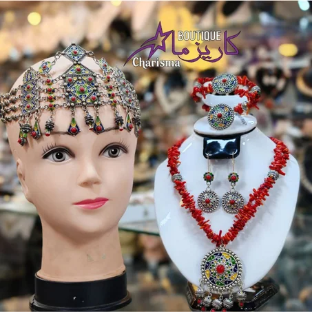 Parure corail kabyle536 avec couronne502