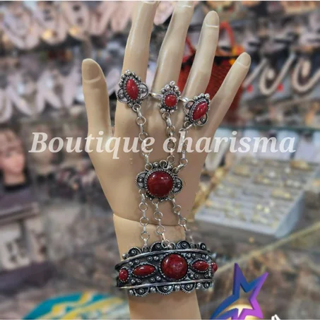 Bracelets kabyles avec bague مقياس قبائلي مع خاتم