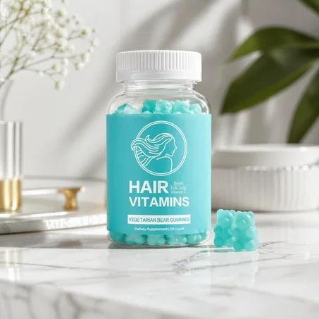 HAIR VITAMINS - VEGETARIAN BEAR CAPSULES