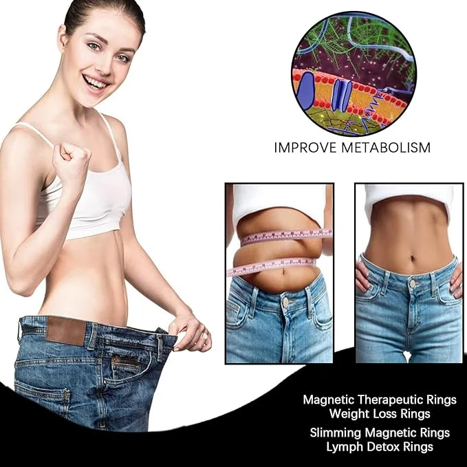 حلقة مغناطيسية فضية