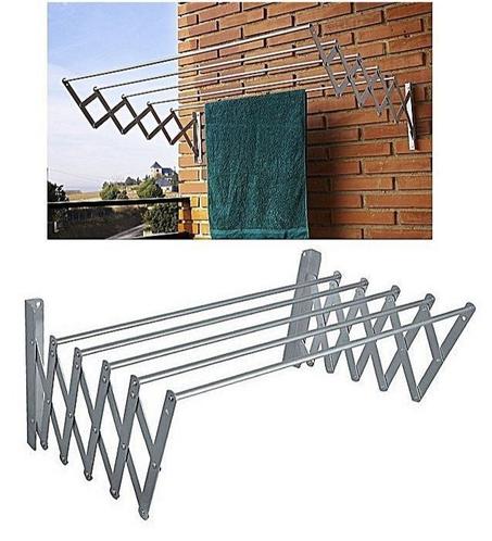 رفوف لنشر الملابس