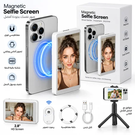 شاشة سيلفي مغناطيسية للهاتف – Magnetic Selfie Screen