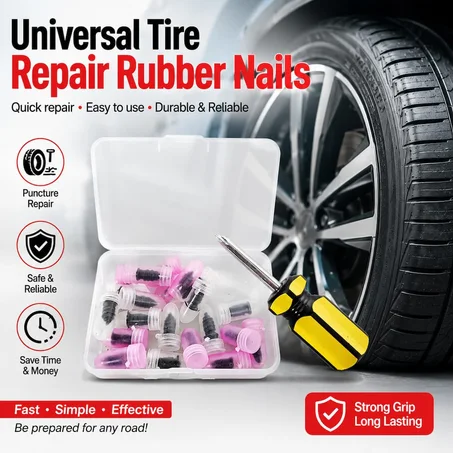Universal Tire Repair Rubber Nails -  مسامير مطاطية لإصلاح الإطارات