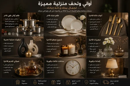 أواني وتحف منزلية