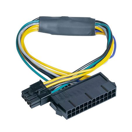 Iestar Main Power 24 pin to 8 pin ATX Power Supply Adapter Cable for DELL Optiplex 3020 7020 9020 Precision T1700