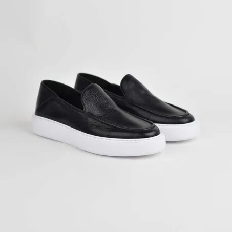 Mocassins sports en cuir Grainé- ref 023