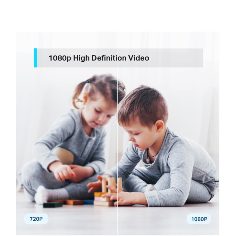 Caméra de surveillance WiFi TP-Link Tapo C200 Full HD panoramique et inclinable Indoor