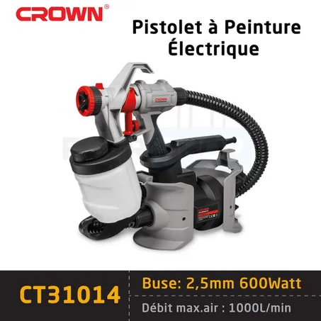 مسدس الطلاء الكهربائي الأصلي من كراون استعمال سهل بأداء احترافي CROWN