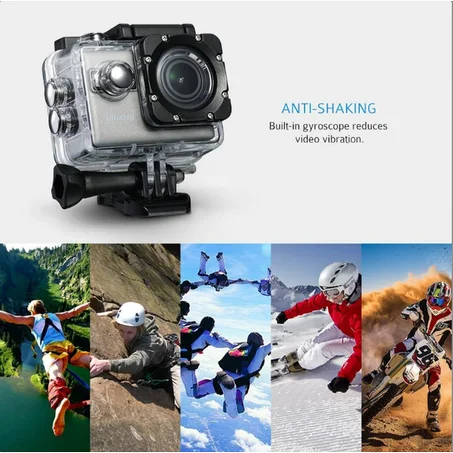 كاميرا أكشن رياضية بدقة مذهلة 4K مقاومة للماء