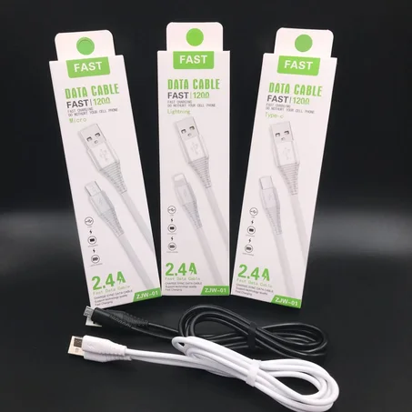 ZJW-01 Fast Data Cables with various connectors.