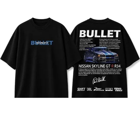 ShiftWear Skyline R34 "Bullet" Tee