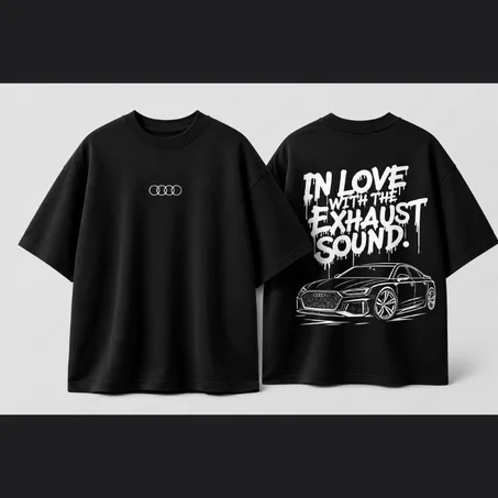 Audi "Exhaust Sound" Graffiti Tee - Quattro Performance Streetwear