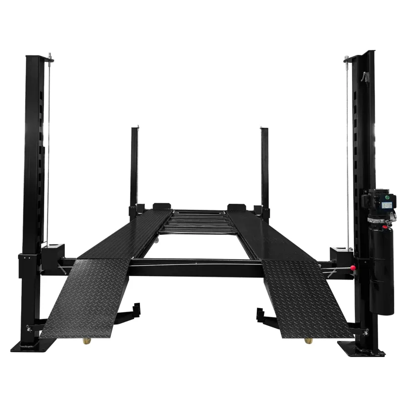 APlusLift 11,000LB 4-Post Portable Parking Storage Service Car Lift - HW-4P11S