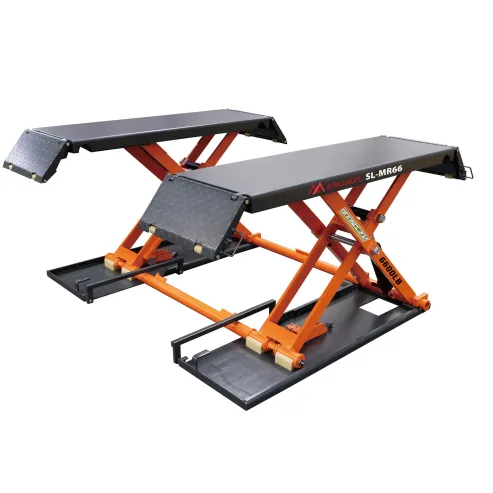 APlusLift 6,600LB Mid-Rise Scissor Lift with Electric Release - SL-MR66