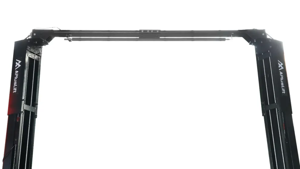 APlusLift 10,000LB 2-Post Overhead Asymmetric Single Release Car Lift with 3 Year Warranty - HW-10ASY