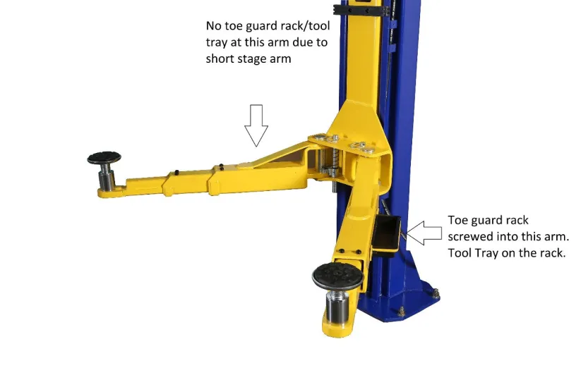 APlusLift HW-8SXLT 8000LB 4-Post Extra Tall/Long/Wide Portable Storage Service Car Lift