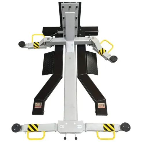 Ideal MSC-6KLP Mobile Single Post Lift – Black Edition: The Perfect Solution for Limited Space Applications