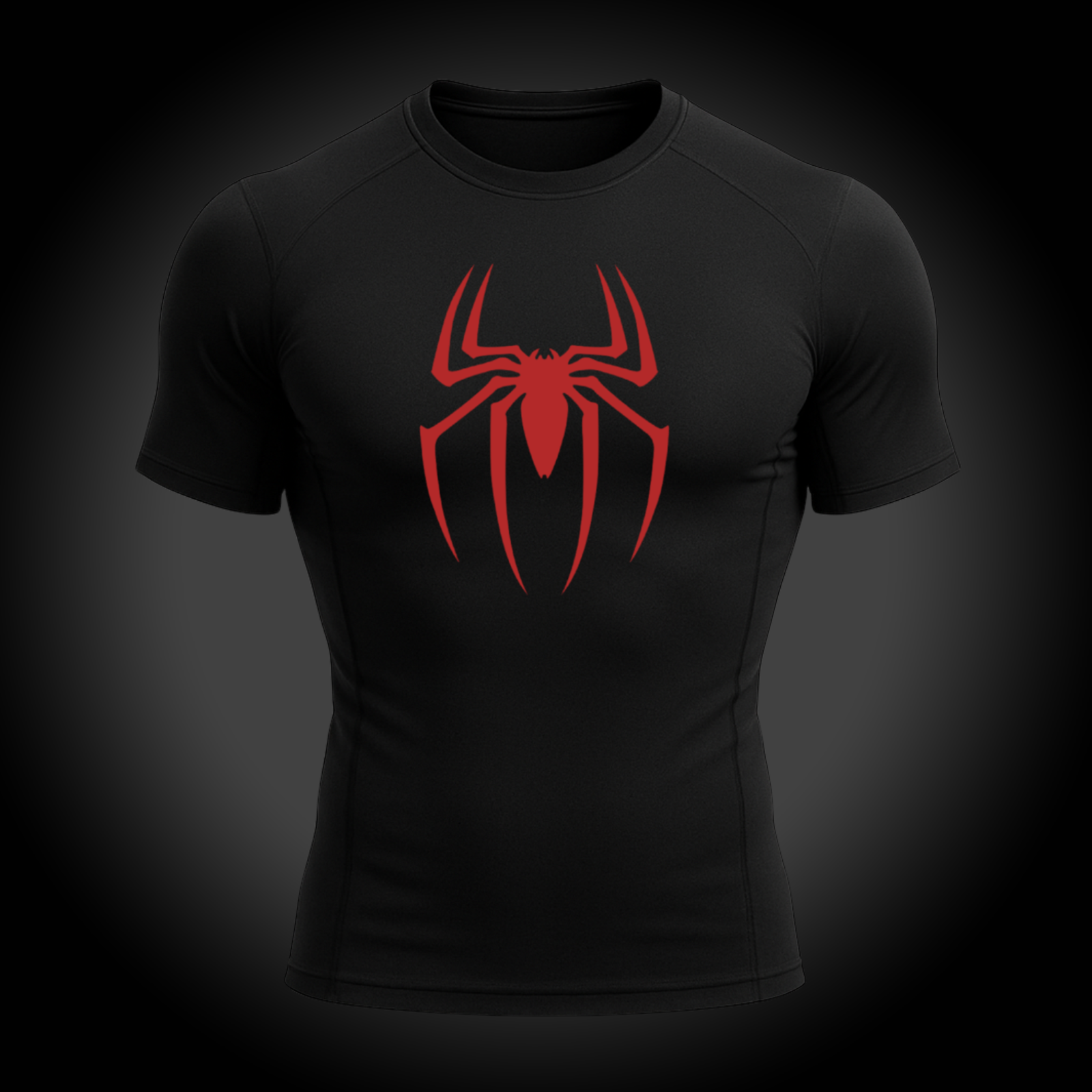 Short Black Spider Normal Red
