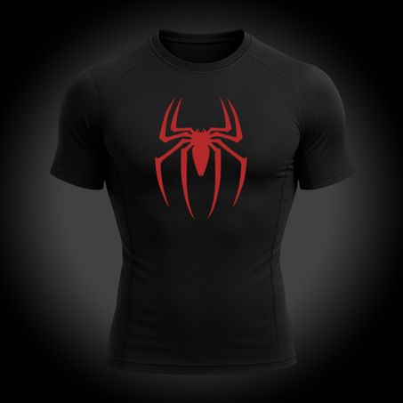 Short Black Spider Normal Red