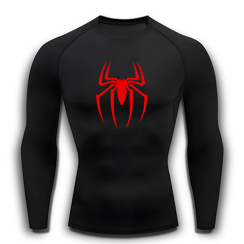 Long Black Spider Normal Red