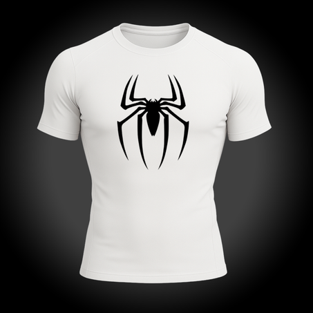 Short White Spider Normal Black