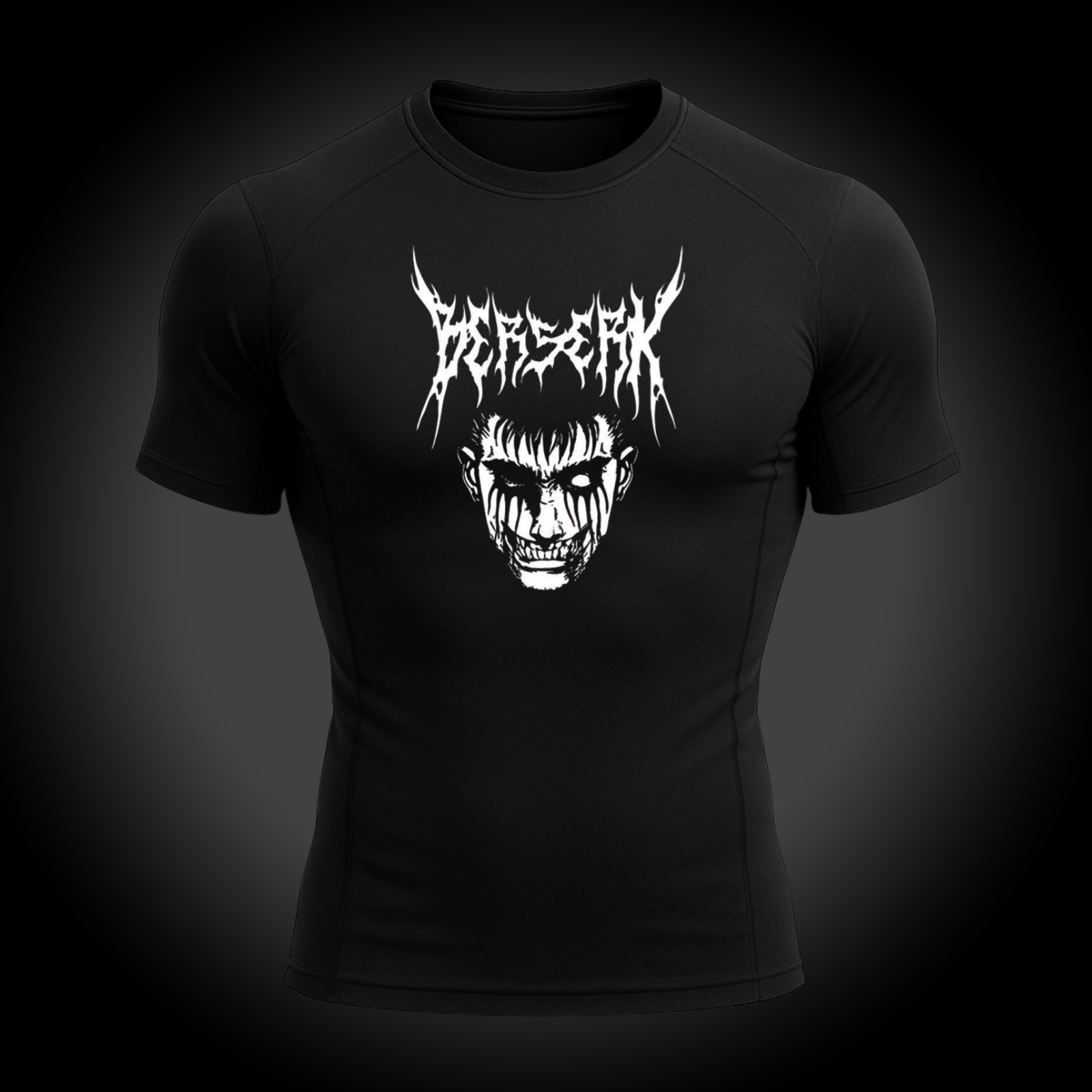Short Black Face Berserk White