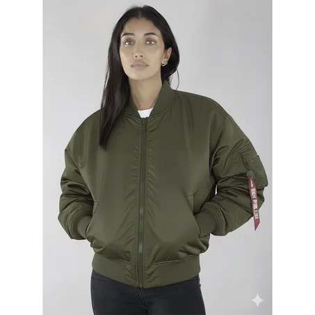 Blouson Femme Chic Vert