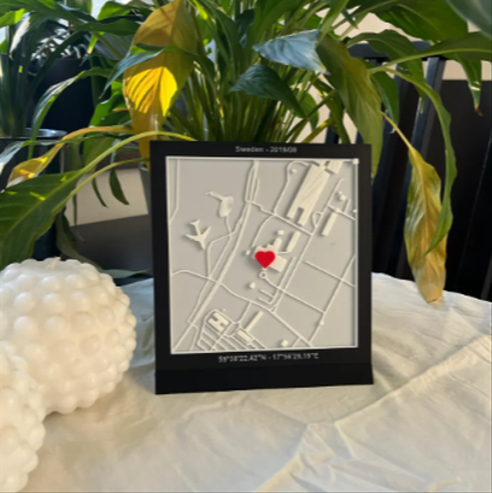 Map to my heart - Personalized 3D City map
