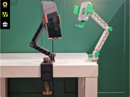 Mechanical Phone Holder Desk Mounted Stand Arm  187g