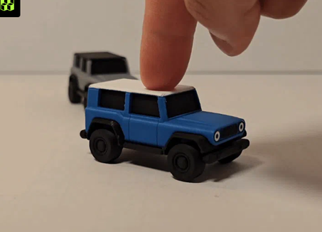 Jeep Off Roader w/ Suspension_Model Kit