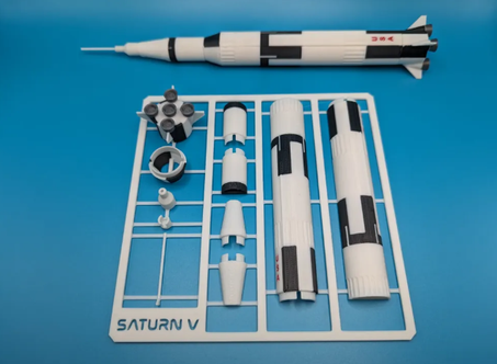 NASA Saturn V Kit Card