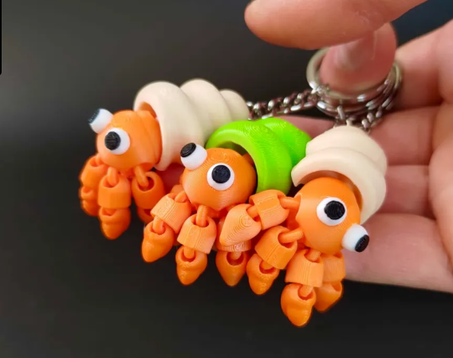 Flexi Dave The Alien & Keychain - No Supports