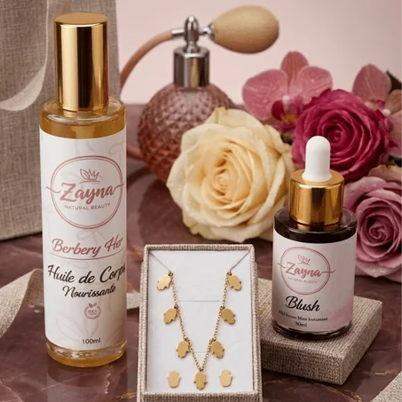 ✨زيت Burberry Her اللامع بالفيتامين E + بلاش فخم 🎁إكسسوار مجانية