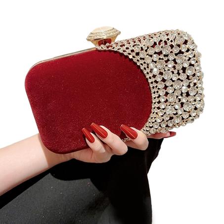 بريق مخلب محفظة المرأة مساء حقيبة يد صغيرة