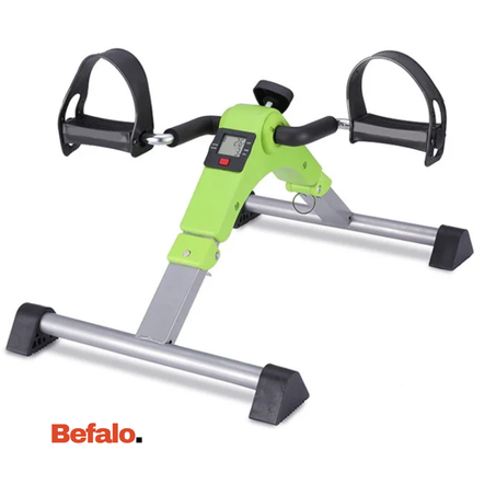 Mini vélo d'appartement pliable - Appareil multifonctionnel de rééducation des jambes et de pédalage pour personnes âgées à domicile