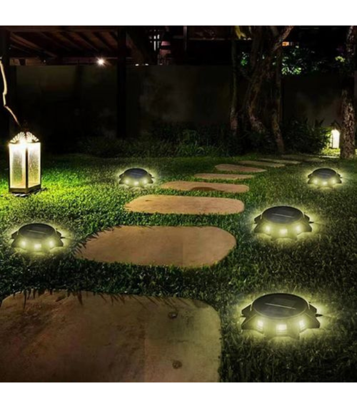 مصباح شمسي LED للزينة الخارجية للحديقة بدون كهرباء
