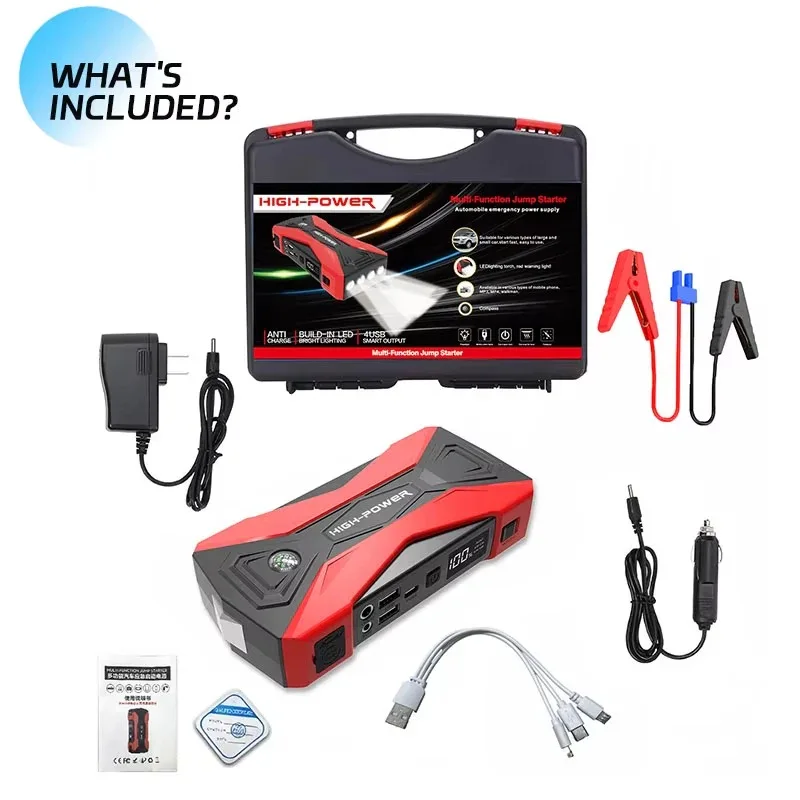 Démarreur de saut de voiture 12V 60000mAh,