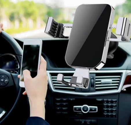 Car Bracket Aluminum Silver