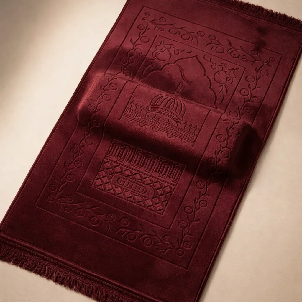 سجادة صلاة مريحة بإسفنج داعم للركب صلاة بلا ألم