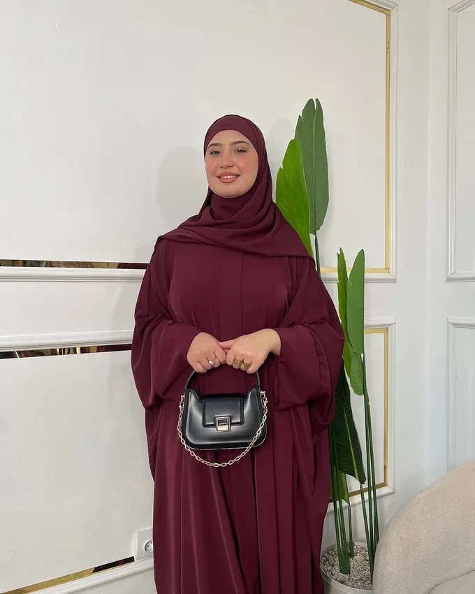 عباءة مريم مع الفولار