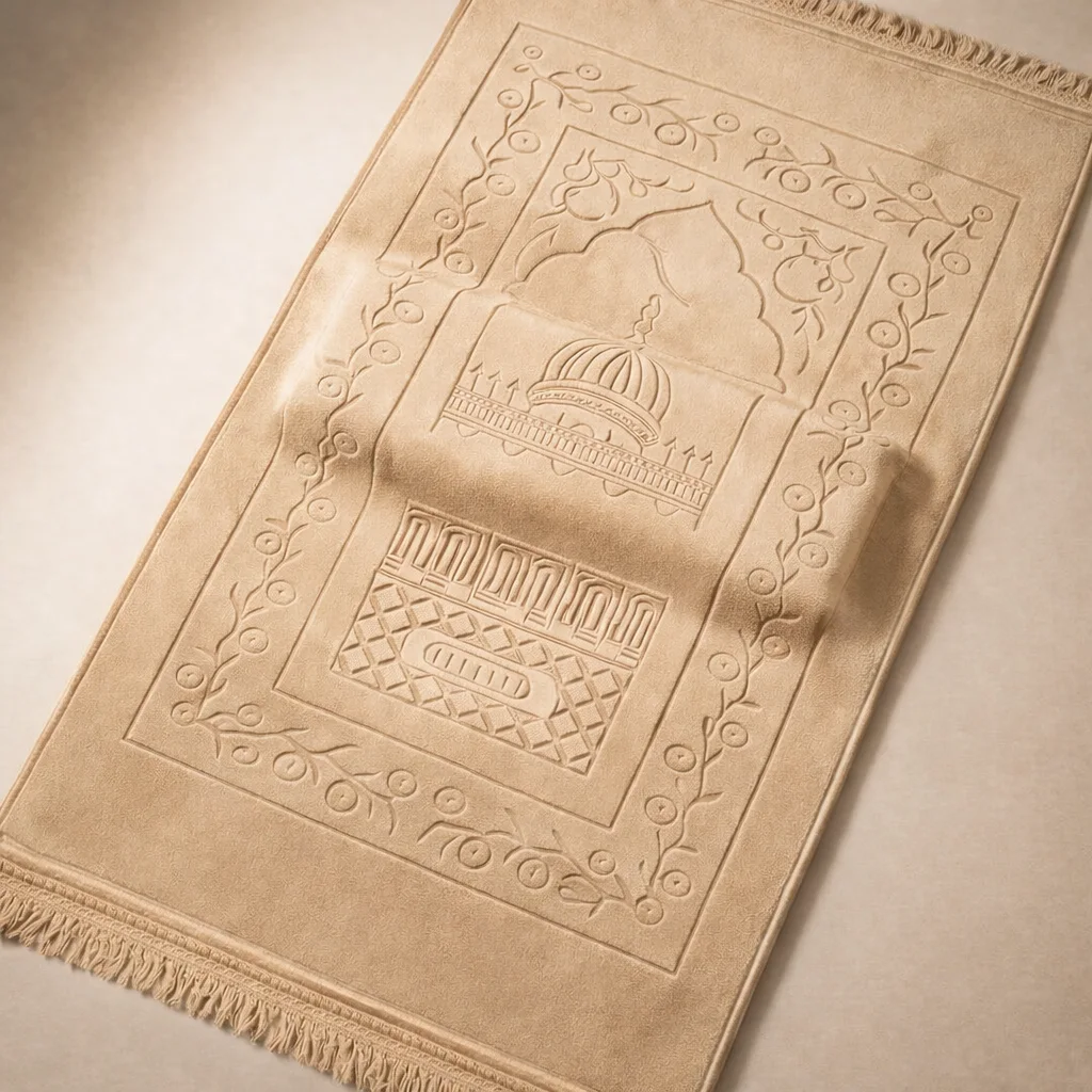 سجادة صلاة مريحة بإسفنج داعم للركب صلاة بلا ألم