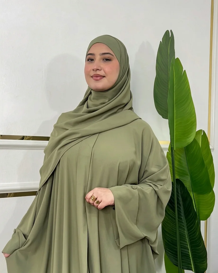 عباءة مريم مع الفولار
