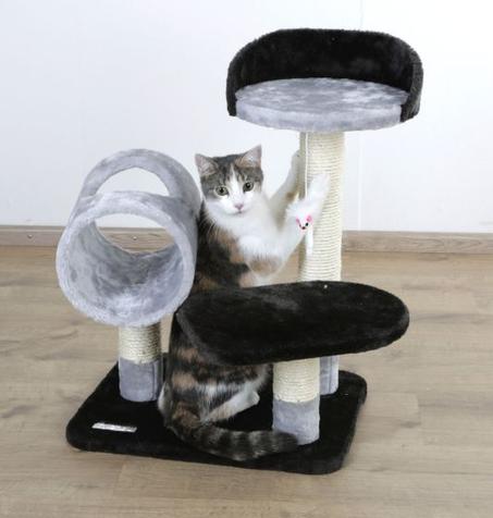 Arbre à chat gris et noir Moon pour chat