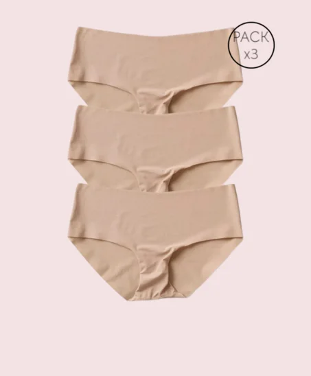 Pack de 3 culottes INVISIBLE