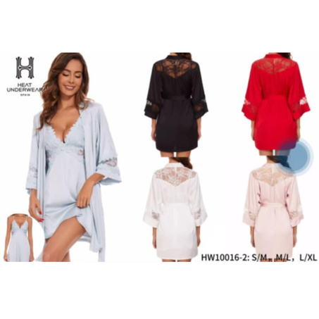 Déshabille deux pièces  en soie