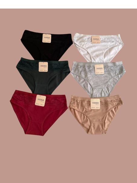 Pack de 6 culottes HANA